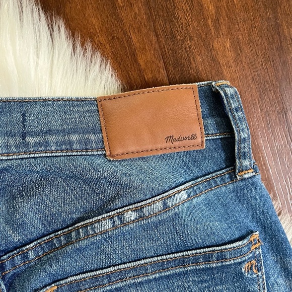 Madewell Distressed 9" High Rise Skinny Jeans Size 25 - Picture 7 of 10